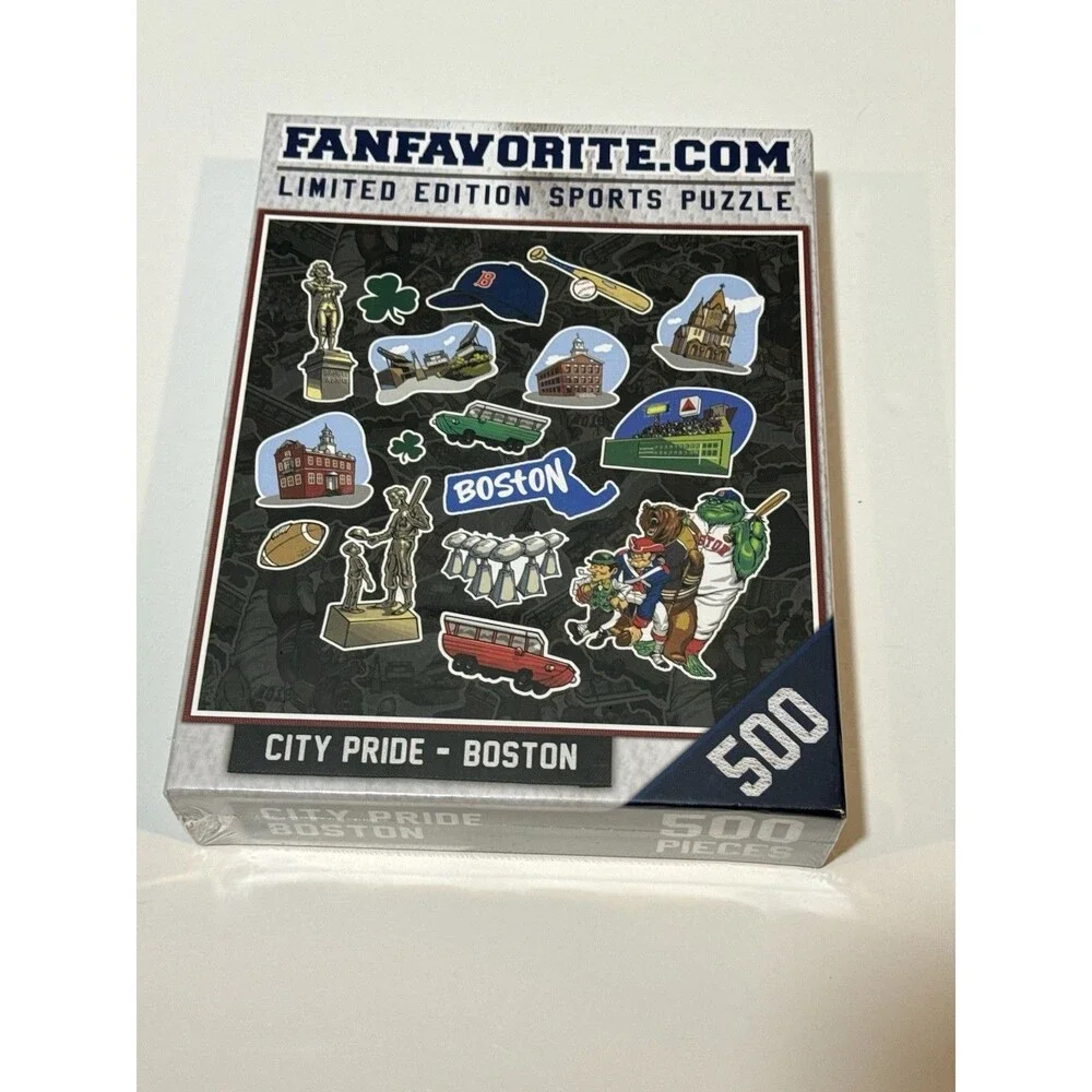 Fan Favorite City Pride Sports Boston MA Puzzle – 500 Piece – Sealed NWT